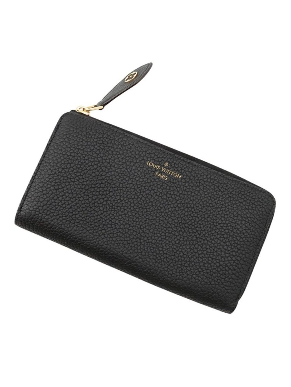 Louis Vuitton Wallet Portefeuille Comet Taurillon Leather Black